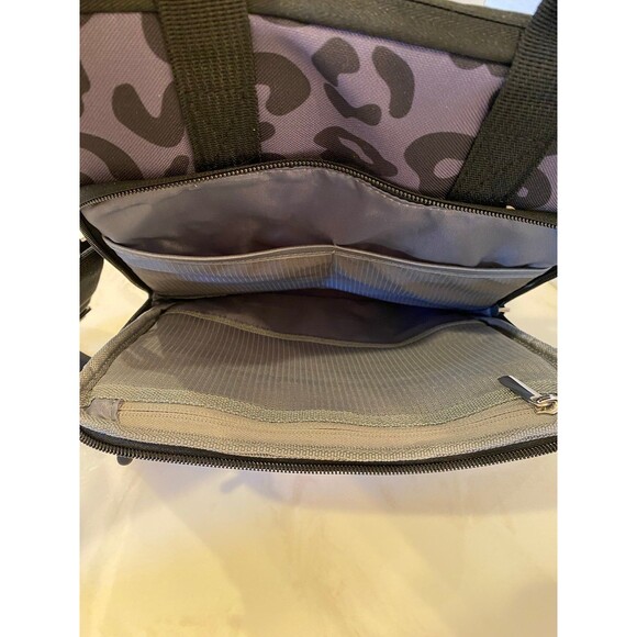 Mosiso Tablet Shoulder Bag Gray & Black Leopard Print  Tablet Protective Sleeve - Picture 4 of 9